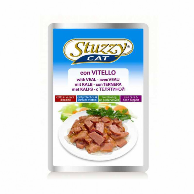 Stuzzy (Shtuzi) Cat Veal - A tinned forage with veal for cats (pieces in sauce)