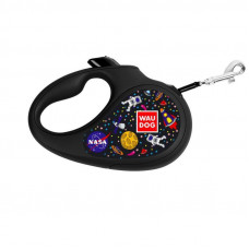 Collar WAUDOG Roulette Leash - A lead roulette for dogs with the drawing of NASA