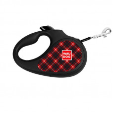 Collar WAUDOG Roulette Leash - A lead roulette for dogs with the drawing Scotswoman