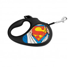 Collar WAUDOG Roulette Leash - A lead roulette for dogs with the drawing Superman Hera