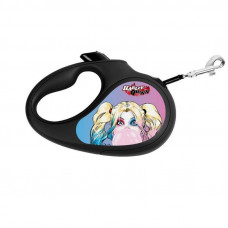 Collar WAUDOG Roulette Leash - A lead roulette for dogs with the drawing Harley Quinn