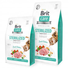 Brit Care (Брит Кеа) Cat Grain-Free Sterilized Urinary Health - Сухой беззерновой корм с курицей для взрослых стерилизованных кошек