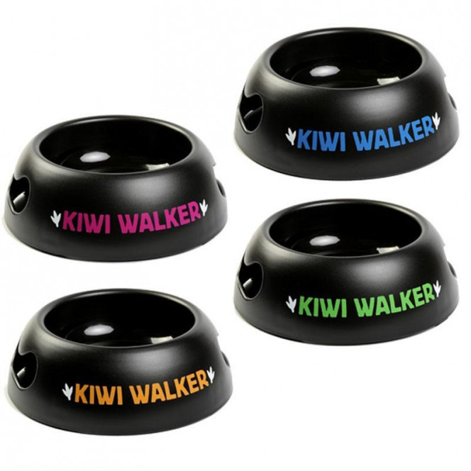 Kiwi Walker (Kiwi Voker) Black Bowl - Misk plastic for dogs