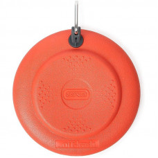 Dexas Off-Leash Frisbee Flyer - A toy plate with a carbine for dogs