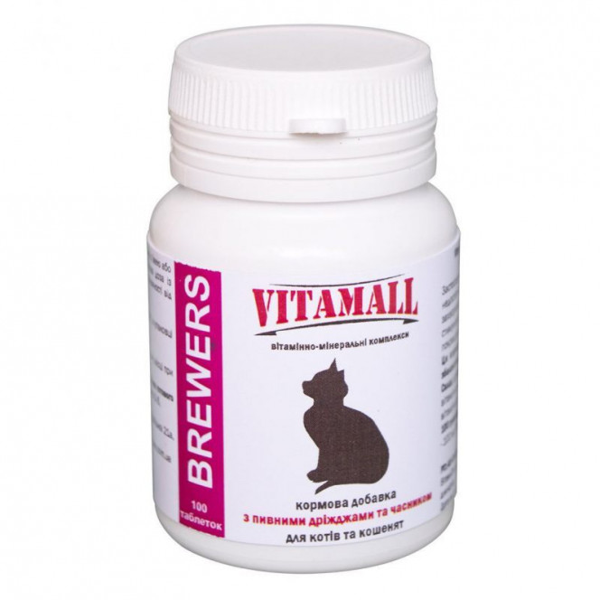 VitamAll Brewers - Feed additive with beer yeast and garlic for cats