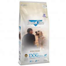 BonaCibo Adult Dog Chicken&Rice with Anchovy - A dry feed with meat of chicken, anchovies and rice for adult dogs of all breeds