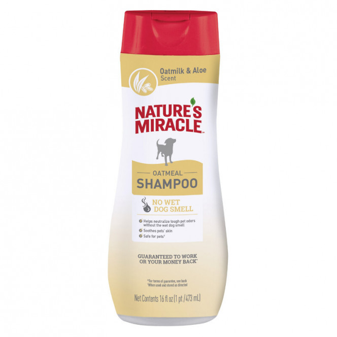 Nature's Miracle (Neychers Mirakl) Oatmeal Shampoo - Shampoo with an oat milk for dogs