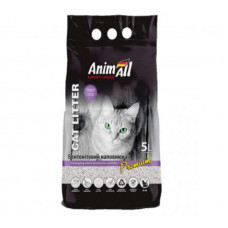 AnimAll (EnimAll) Cat litter Premium Lavender - White bentonite filler with aroma of a lavender for cats toilets