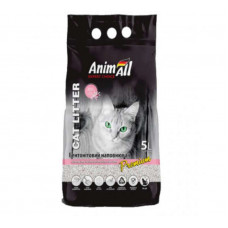 AnimAll (EnimAll) Cat litter Premium Baby Powder - White bentonite filler with aroma of childrens powder for cats toilets