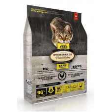 Oven-Baked Tradition Grain-Free Chicken Formula - Bezzernova a dry feed with fresh meat of chicken for cats of different breeds at all stages of life