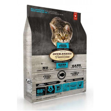 Oven-Baked Tradition Grain-Free Fish Formula - Bezzernova a dry feed with fresh meat of fish for cats of different breeds at all stages of life