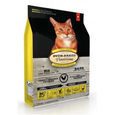 Oven-Baked Tradition Chicken Formula Adult Cat - A dry forage with fresh meat of chicken for cats