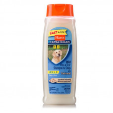 Hartz (Хартц) Ultra Guard Rid Flea&Tick Dog Shampoo with Oatmeal - Шампунь для собак от блох и клещей для раздраженной кожи с овсяным маслом