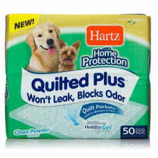 Hartz (Хартц) Home Protection Quilted plus training pads for dogs & puppie - Супервпитывающие стеганые пеленки для собак и щенков с ароматом пудры