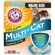 Arm and Hammer (Automated workplace and Hummer) Multi Cat Unscented Clumping Litter - Cat litter, komkuyushchiysya, without aroma