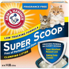 Arm and Hammer (Automated workplace and Hummer) Super Scoop Clumping Litter - Cat litter, superkomkuyushchiysya, without aroma