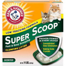 Arm and Hammer (Automated workplace and Hummer) Super Scoop Clumping Litter Fresh Scent - Cat litter, superkomkuyushchiysya, with fragrance