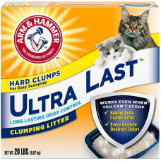 Arm and Hammer (Automated workplace and Hummer) Ultra Last Clumping Litter - Cat litter, komkuyushchiysya with converter of smells of long action