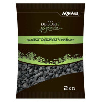 Aquael Natural Aquarium Substrate Basalt 2-4 mm - Basalt gravel for an aquarium granularity of 2-4 mm