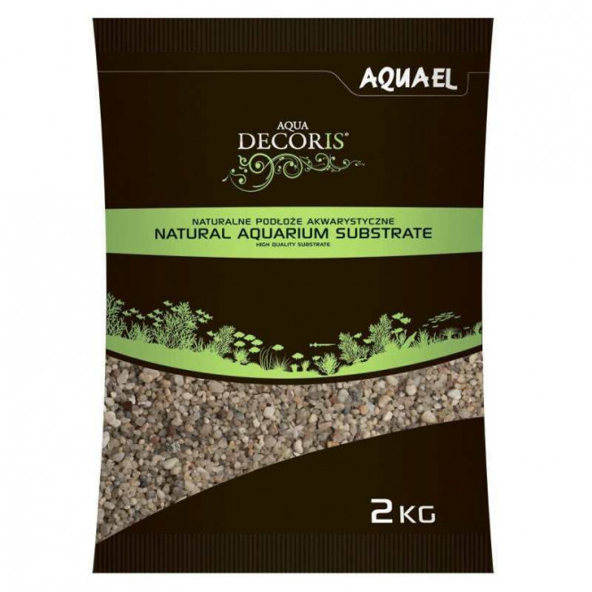 AquaEL (АкваЭль) Natural Aquarium Substrate Quarzsand 1,4-2,5 mm - Натуральный кварцевый песок для аквариума зернистостью 1,4-2,5 мм