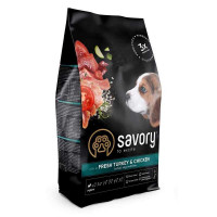 Savory (Seyvori) Fresh Turkey & Chicken Puppy All Breeds - A dry feed with a fresh turkey and chicken for puppies of all breeds