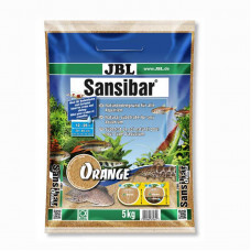 JBL (GBL) Sansibar Orange - Orange small ground soil for freshwater and sea aquariums, granularity of 0.2-0.6 mm