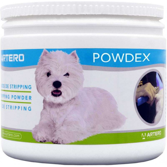 Artero Powdex Stripping Powder is the Bleaching powder for stripping of dogs and cats