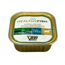 Healthy Fish - A tinned forage with a trout and potato for dogs (paste)