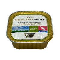 Healthy Meat - A tinned forage with a rabbit and rice for puppies (paste)