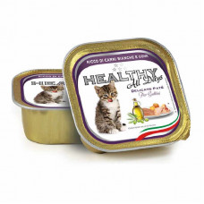 Healthy All days - A tinned forage with light meat and eggs for kittens (paste)