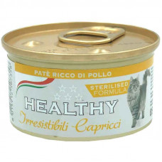 Healthy Irresistibili Capricci - A tinned forage with chicken for exacting sterelizirovanny cats (paste)