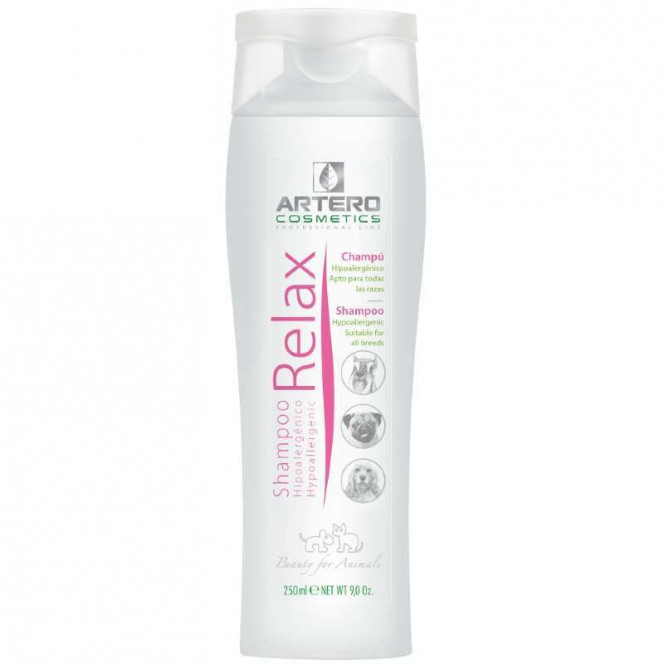 Artero Relax - Shampoo hypoallergenic for sensitive skin for dogs and cats after trimming