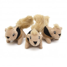 Outward Hound (Autvard Hound) Hide-A Refill Animalsl – Squeaker toys for dogs, a little squirrel