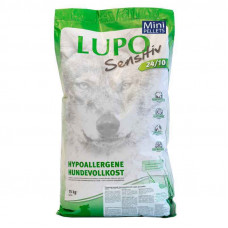 Luposan (Люпосан) Lupo Sensitiv 24/10 Mini Pellets - Гипоаллергенный сухой корм с мясом курицы для активных собак мелких пород