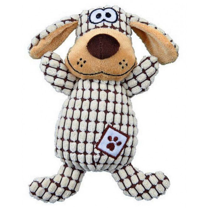 Trixie Dog Plush Toy - A soft toy for dogs the Dog in a section without squeaker