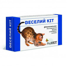 ProVET Fitokomplex the Vesely cat for improvement of function of an urinary system