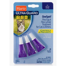 Hartz (Hearts) of Ultra Guard One Spot - Drops for cats from eggs of fleas and their larvae