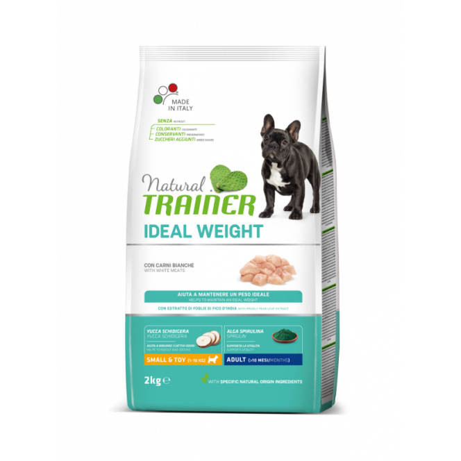 Trainer Natural Weight Care Small&Toy Adult - A dry feed with chicken and a turkey for dogs of small breeds with an excess weight