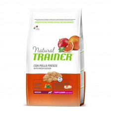 Trainer Natural Puppy&Junior Medium - A dry feed with chicken and a turkey for puppies and juniors of average breeds