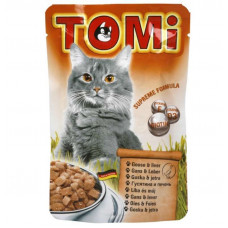 TOMi Goose & Liver (Tom) - A tinned forage with goose meat and a liver for cats