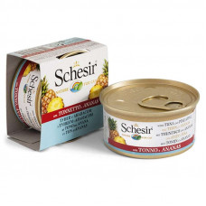 Schesir Tuna & Pineapple - A tinned forage with a tuna and pineapple for adult cats (pieces in jelly)