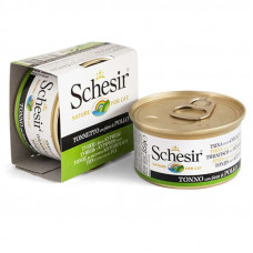 Schesir Tuna & Chicken - A tinned forage with a tuna and chicken for adult cats (pieces in jelly)