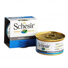 Schesir Tuna Natural Style - A tinned forage with a tuna for adult cats (pieces in own juice)