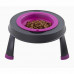 Dexas Single Elevated Feeder - An unary bowl on a folding support for dogs and cats