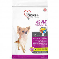 1st Choice (Fest Choys) Fish Adult Mini - A dry feed with a lamb and fish for adult dogs pass breeds