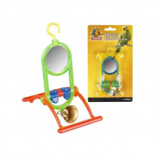 Karlie-Flamingo (Carly Flamingo) Mirror+Bell - the Toy for parrots