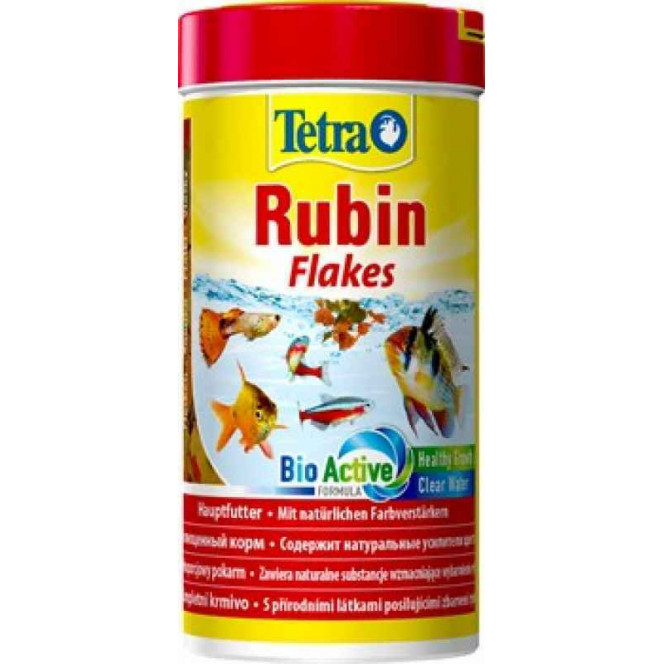 Tetra Rubin Flakes - A forage for strengthening of a color of aquarian fishes