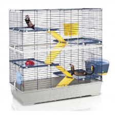 Imac (Aimag) Double 120 - A cage for polecats and chinchillas 4-level, plastic