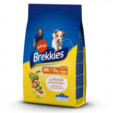 Brekkies Dog Mini Adult - A dry feed for adult dogs of small breeds with chicken and vegetables