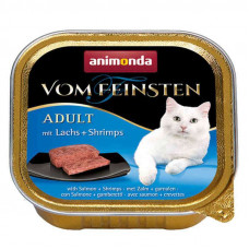 Animonda Vom Feinsten Adult - A tinned forage in the form of paste with a salmon and shrimps for adult cats